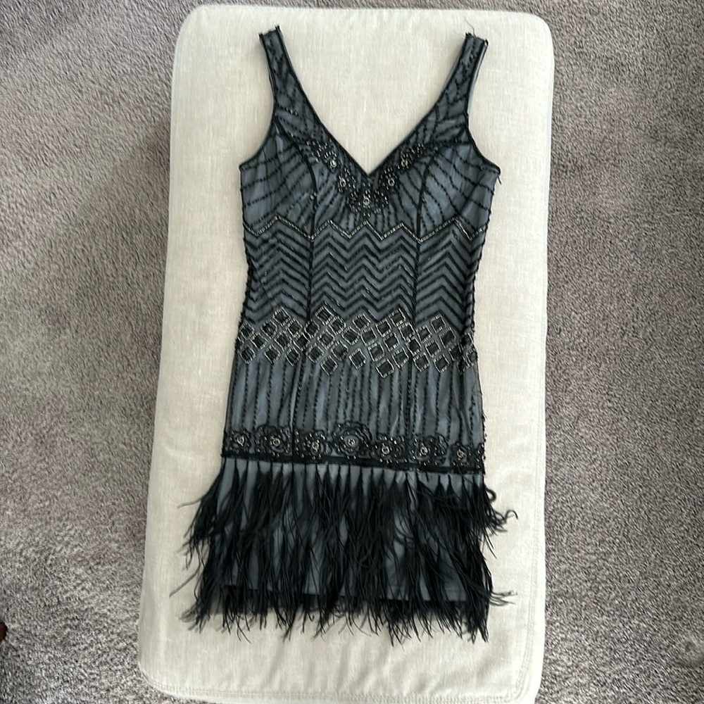 Beaded Sue Wong Vintage mini dress